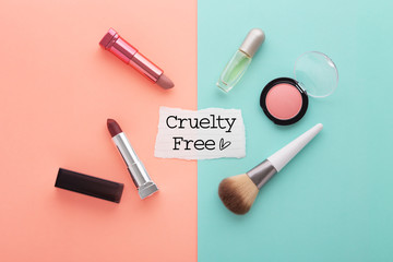Cruelty free cosmetic and makeup