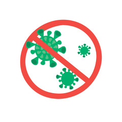 An illustration of the influenza virus cells