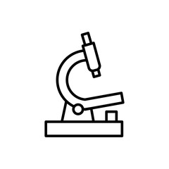 Microscope icon vector design template