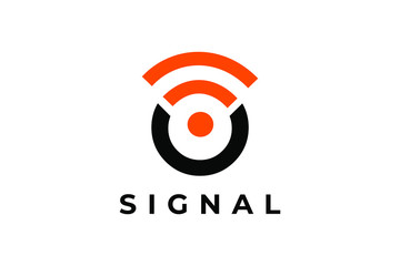 Circle signal for logo design concept, very suitable in various business purposes, also for icon, symbol and many more.