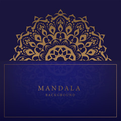 Creative luxury decorative mandala background