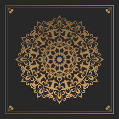 Creative luxury decorative mandala background