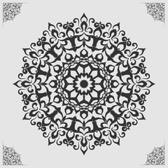 Creative luxury decorative mandala background