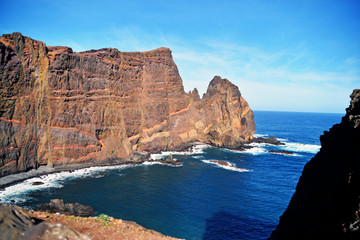 Fototapeta na wymiar view of the island of Madeira