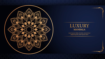 Creative luxury decorative mandala background