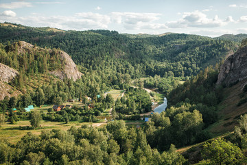 village in the mountains