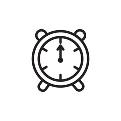 alarm clock icon vector design template
