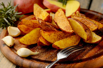 fried tasty delicious potatoes