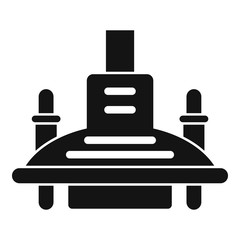 Electrical adapter icon. Simple illustration of electrical adapter vector icon for web design isolated on white background