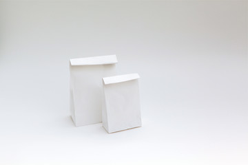 Sac papier blanc