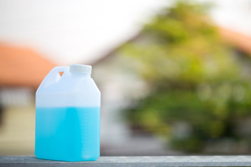 Alcohol gel bottle or hand sanitizer bottlAlcohol gel Sanitizer hand gel cleaners for anti Bacteria and virus . Coronavirus prevention medical hand sanitizer gel for hand hygiene virus protection. 