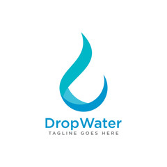Drop Water Logo Icon Design Vector