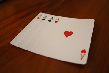 Four aces in a row