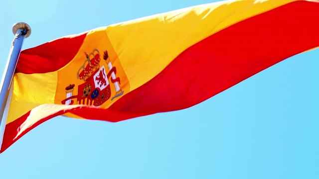 The national flag of Spain
