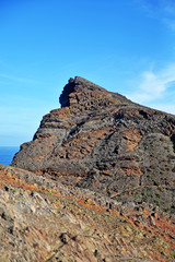 rocks in the mountains Madeira