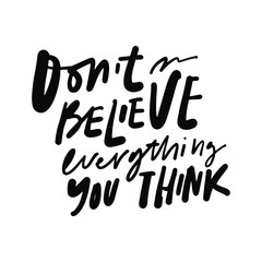 Keep calm. Hand lettering quote for your design