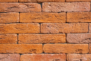 Red brick wall as a abstract background