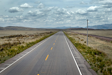Highway Peru. Travelling. Road