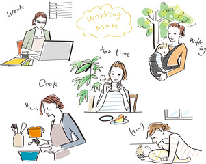 ライフスタイル　ワーキングマザー