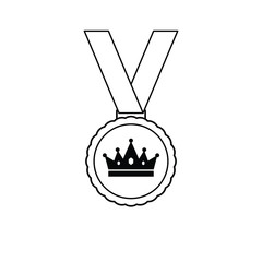 the medal for the winner