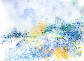 Abstract colorfull background. Light cozy colors on white paper. Reflection abstract design. - 331160184