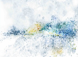 Abstract colorfull background. Light cozy colors on white paper. Reflection abstract design. - 331160189