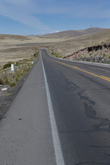 Lake Lagunillas Andes Southeastern Peru. Highlands. Highway 34a