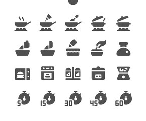 Cooking v3 UI Pixel Perfect Well-crafted Vector Solid Icons 48x48 Ready for 24x24 Grid for Web Graphics and Apps. Simple Minimal Pictogram