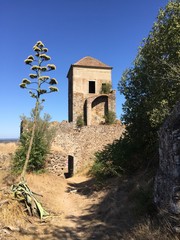 The ruins of the Montemor-o-Novo citadel, in Evora district, Portugal