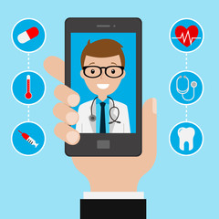 Online medical consultation and support. Online doctor