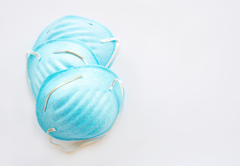 Blue medical masks