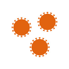 Design Viruses, orange on white