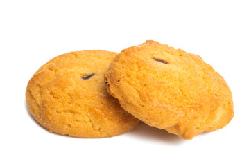 cookies with fruit filling isolated