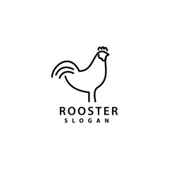 Rooster Logo template vector illustration design