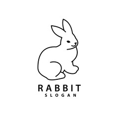 Rabbit Logo template vector illustration design