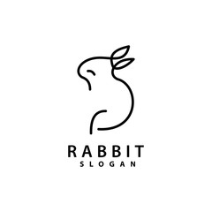 Rabbit Logo template vector illustration design