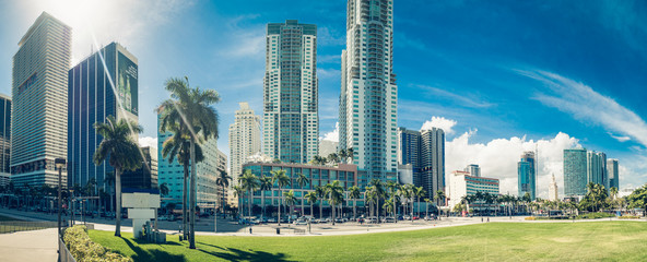 Fototapeta premium view of miami