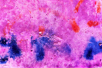 Texture of a concrete wall with cracks and scratches which can be used as a background