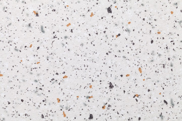 White abstract art background. Watercolor painting on canvas with black and brown stains.