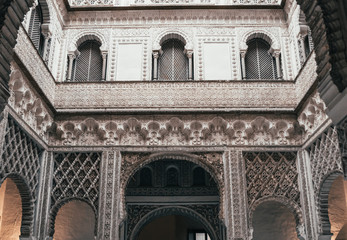 Obraz premium Royal Muslim palace in Seville, Spain