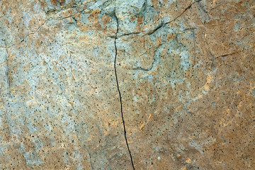 Texture on the surface of rock