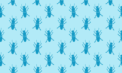 Insect simple icons set - vector collection of bugs symbols in thin line style