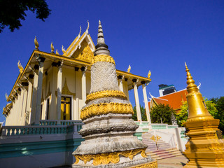 Botumvatey Pagoda, Phnom Penh, Cambodia