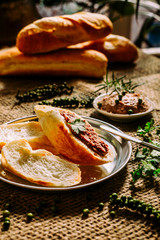 Vietnamese breads with paté