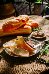 Vietnamese breads with paté