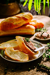 Vietnamese breads with paté