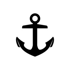 Anchor icon. vector illustration on white background.