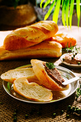 Vietnamese breads with paté