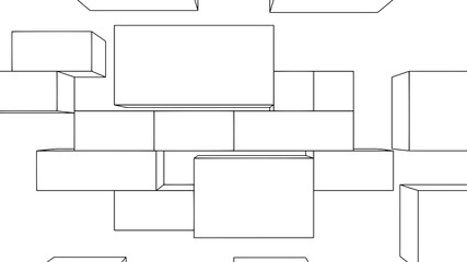 Abstract background, modern geometric pattern design, vector illustration