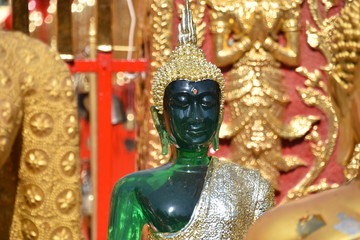 Green Buddha Statue, Wat Phra That, Doi Suthep, Chiang Mai